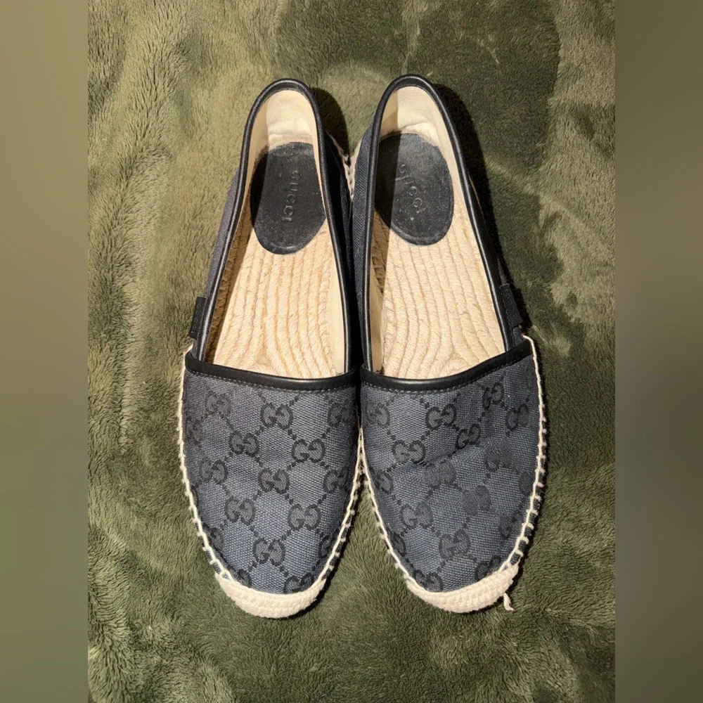 Gucci Black Canvas Espadrilles flats - Picture 9 of 13
